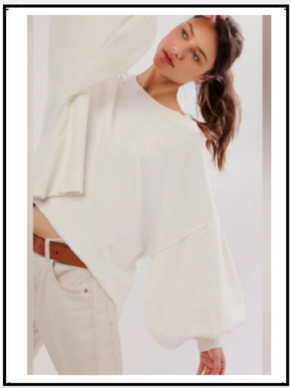 Free People TRISH Sweatshirt